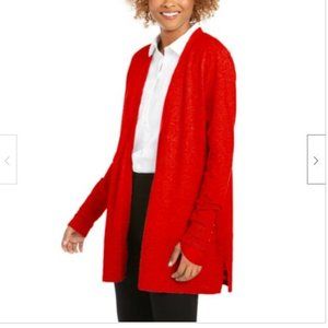 NWT Charter Club Women's Open -Front Cardigan